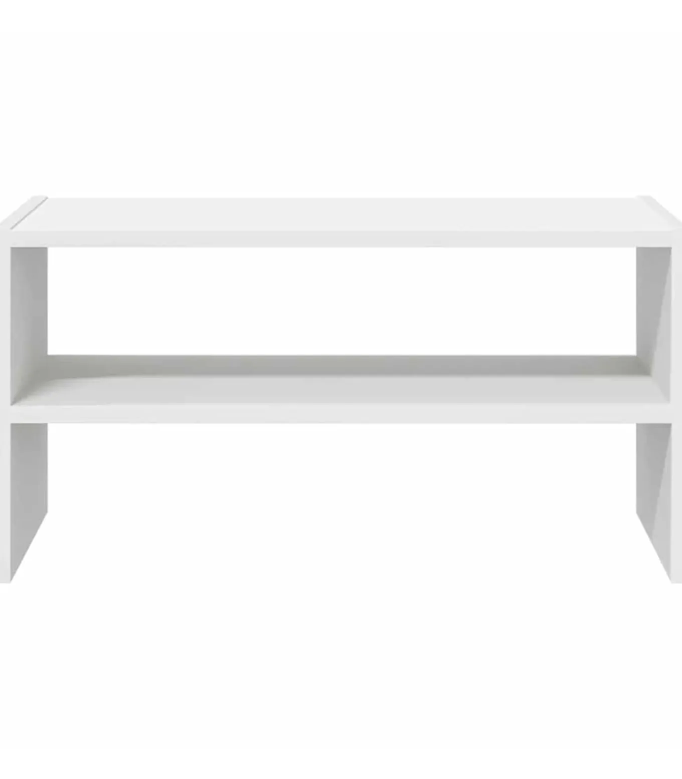 Schoenenrek stapelbaar 60x30x30,5 cm wit