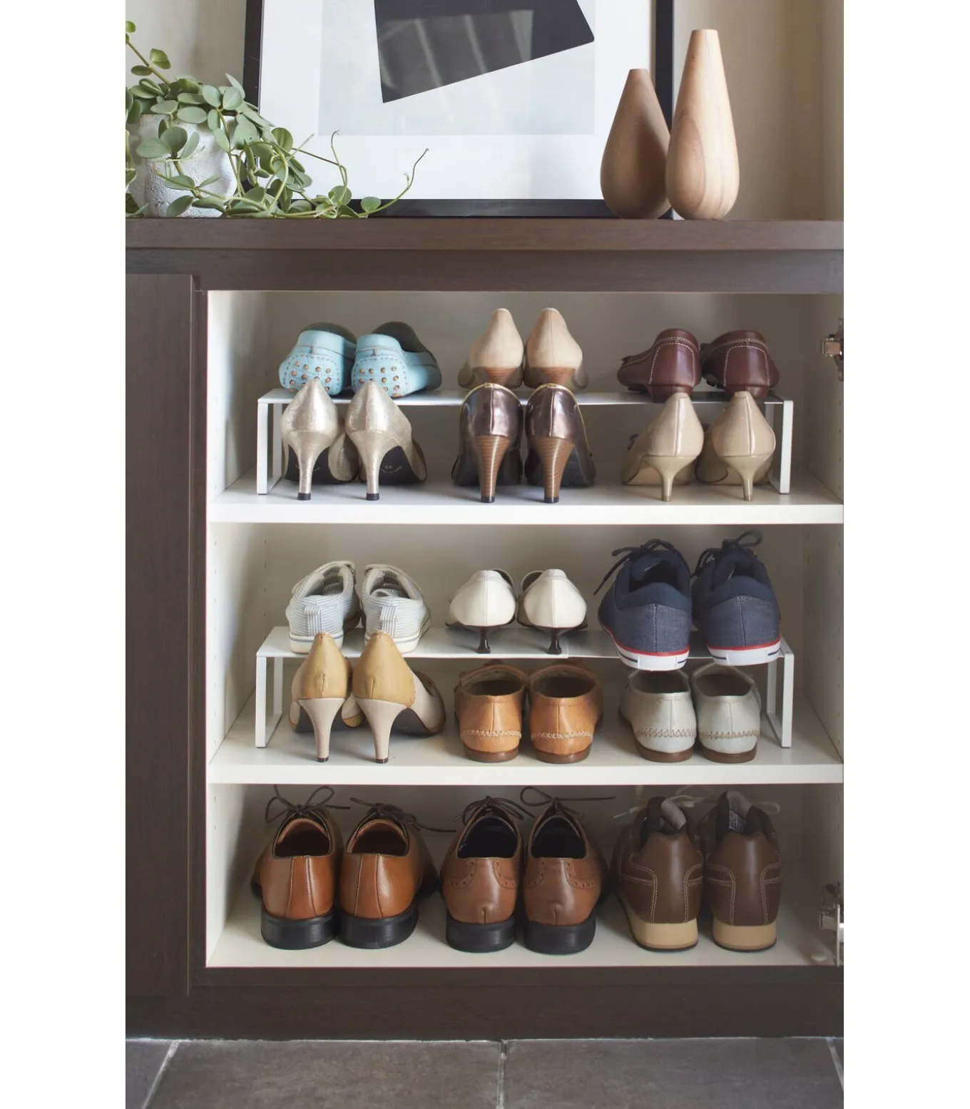 Schoenenrek Uitschuifbaar - Frame - Wit