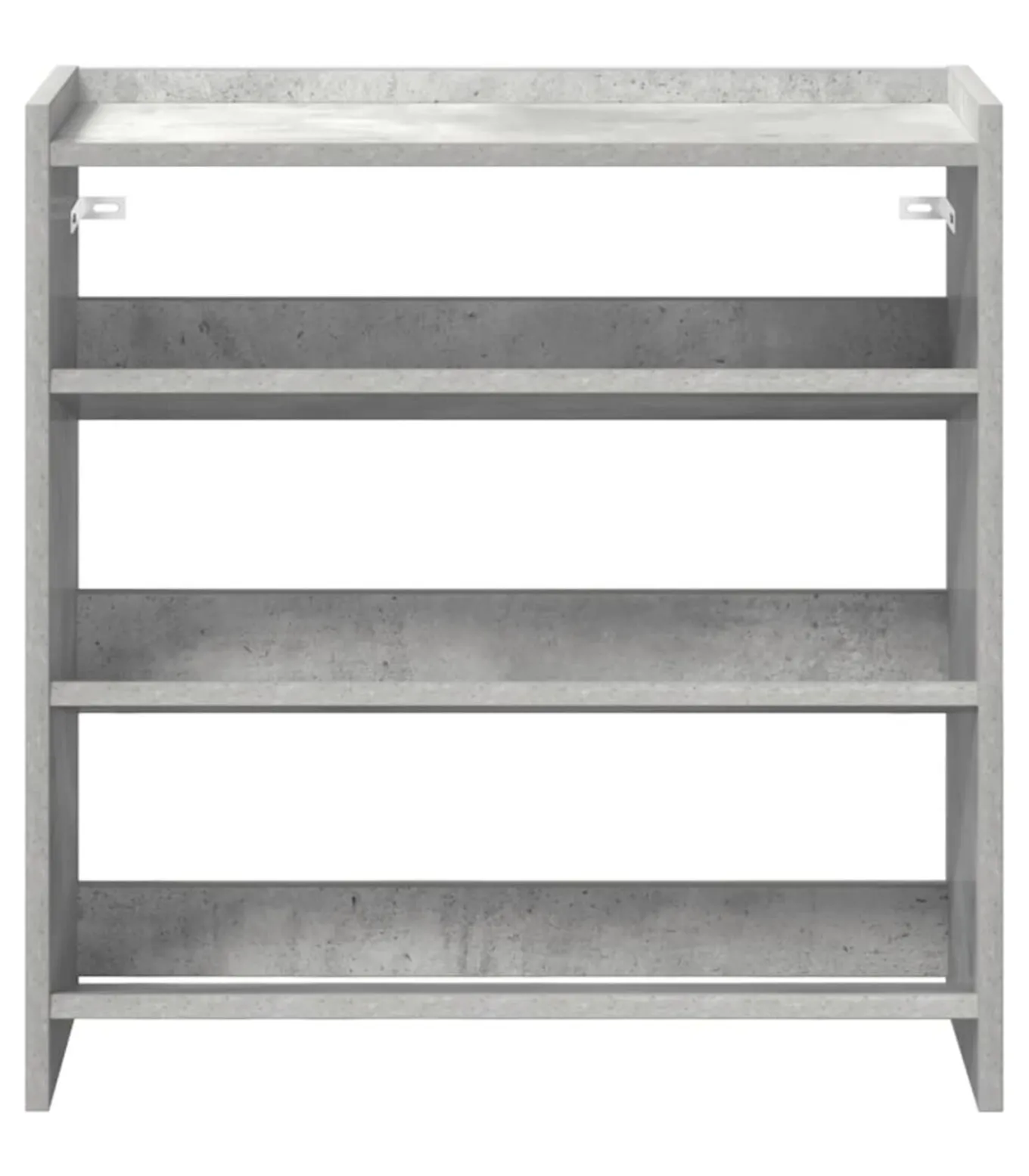 Schoenenrek 60x25x62 cm bewerkt hout betongrijs