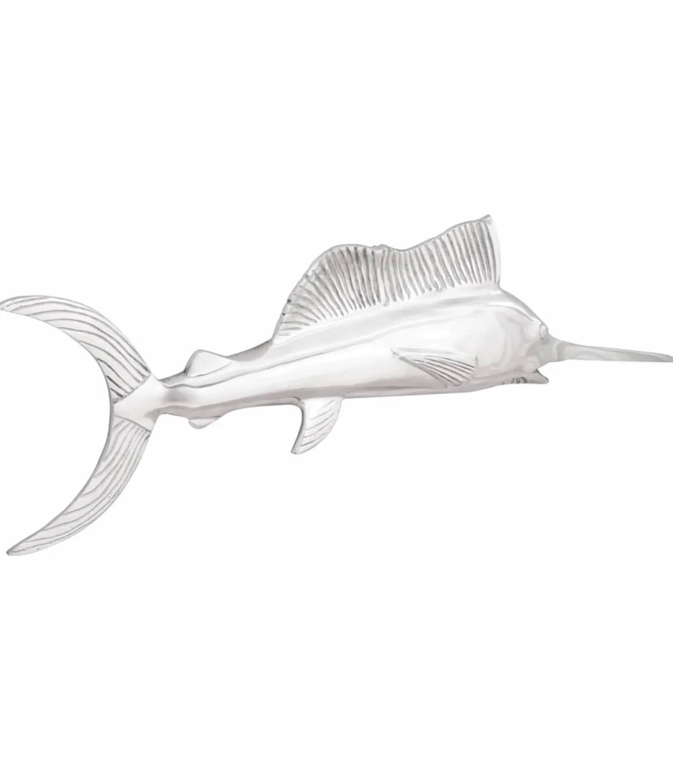 Sculptuur Zilver 91 x 8 x 26 cm Aluminium