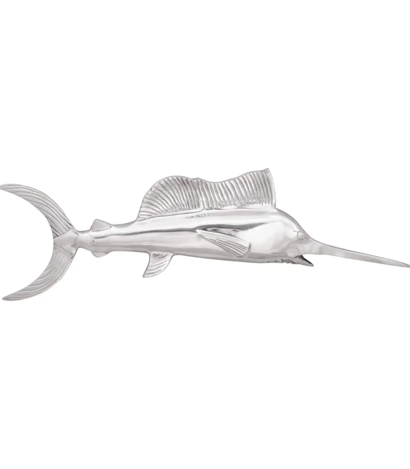 Sculptuur Zilver 91 x 8 x 26 cm Aluminium