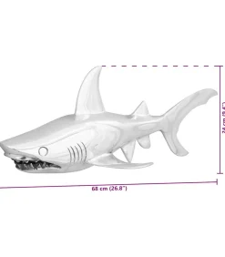 Sculptuur Zilver 68 x 20 x 24 cm Aluminium