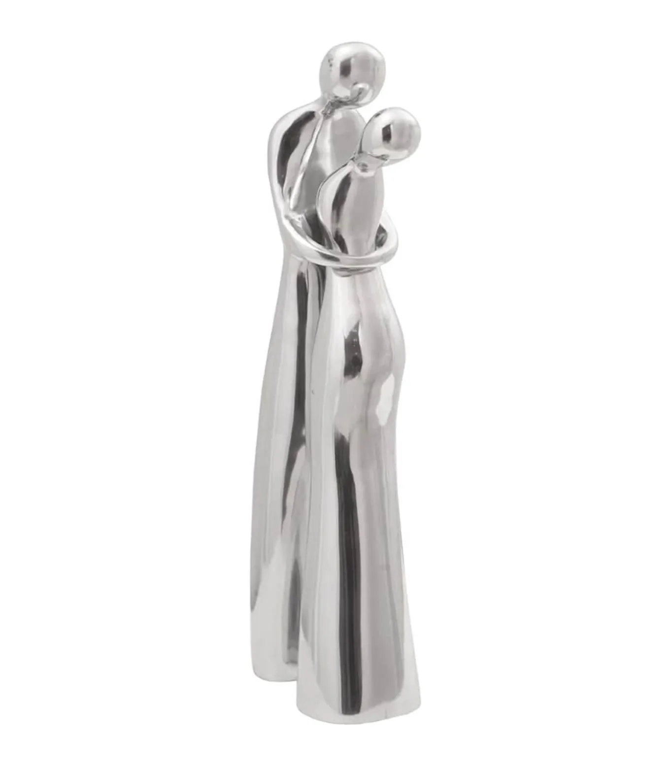 Sculptuur Zilver 10 x 16 x 49 cm Aluminium