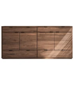 Senson - Massief notenhouten dressoir 200 cm