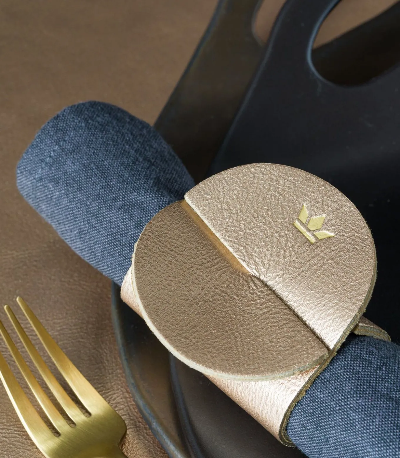 Servetringen, 4 stuks - Pearly Rose