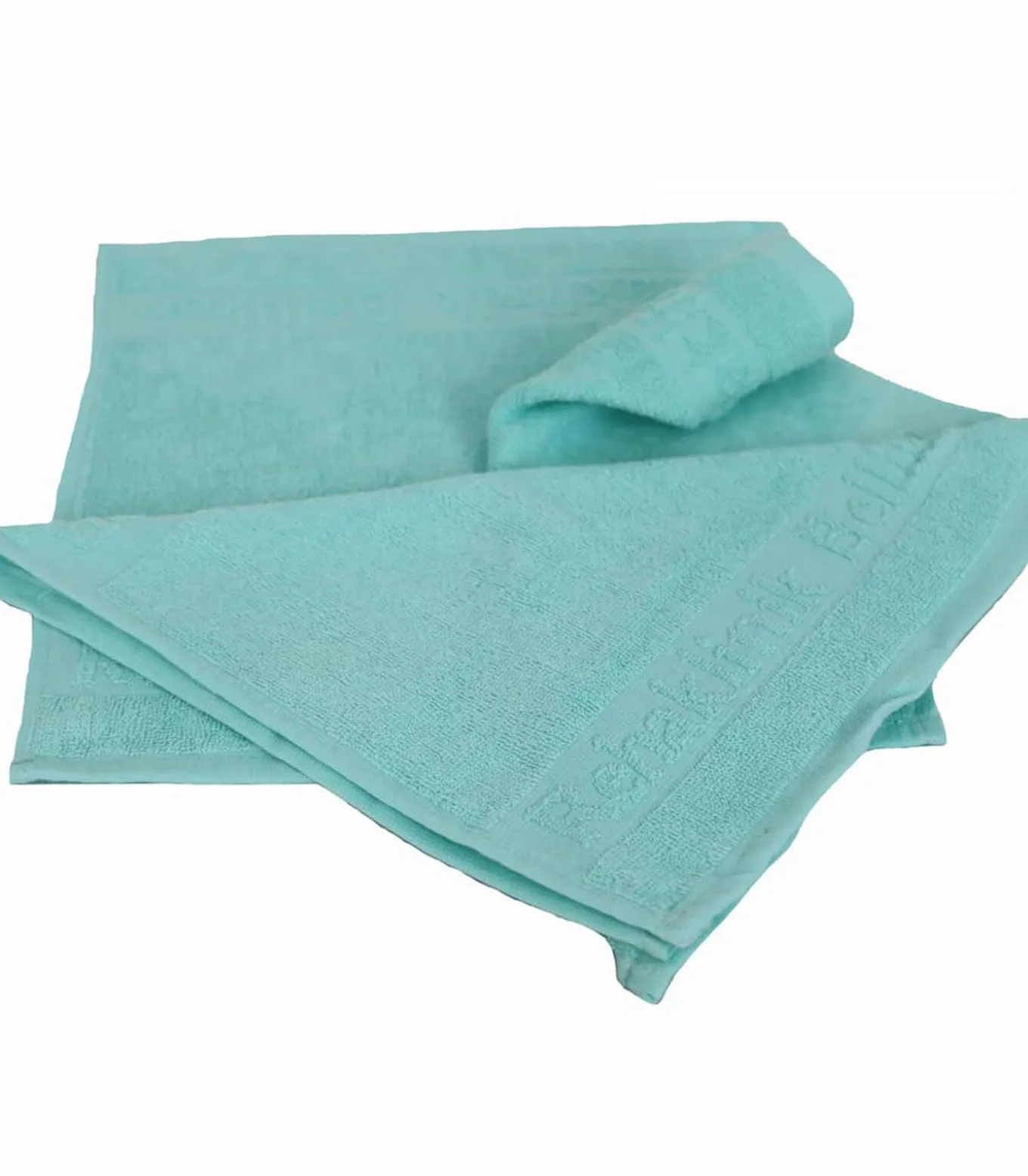 Set van 3 gasthanddoekjes 30x30 katoen badstof