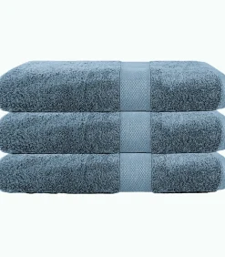 Set van 3 handdoeken badstof 50x90 cm 500 gr/m²