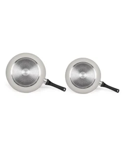 Set van 2 koekenpannen met steenmotief