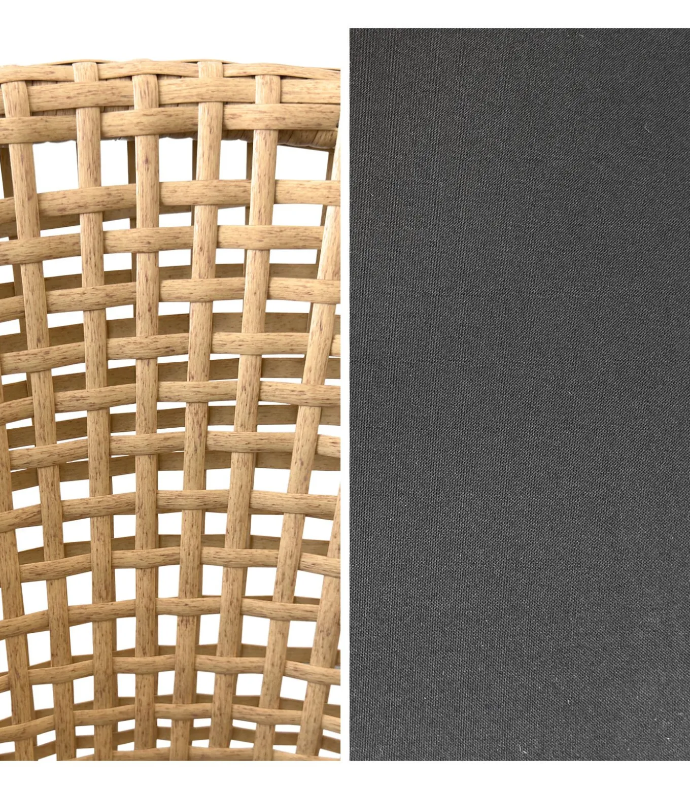 Set van 2 kunststof rotan fauteuils met kussens RINA