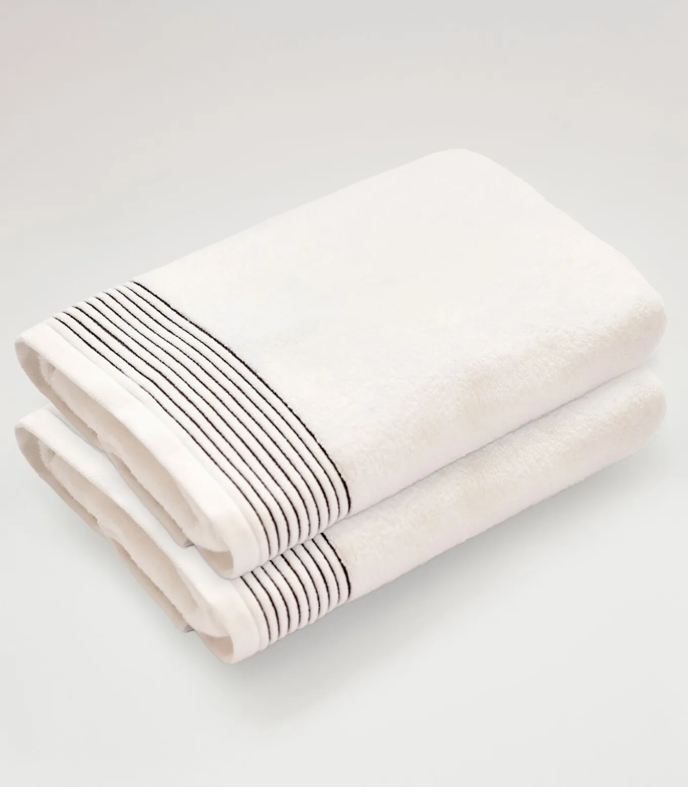 Set van 2 Premium Handdoeken PURE ELEGANCE. Biologisch katoen