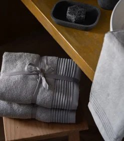 Set van 6 Premium Handdoeken SILVER MIST (2-33x50cm, 2-50x100cm, 2-70x140cm)