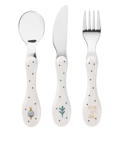 Set van 3 roestvrijstalen bestekjes voor kinderen Ga...