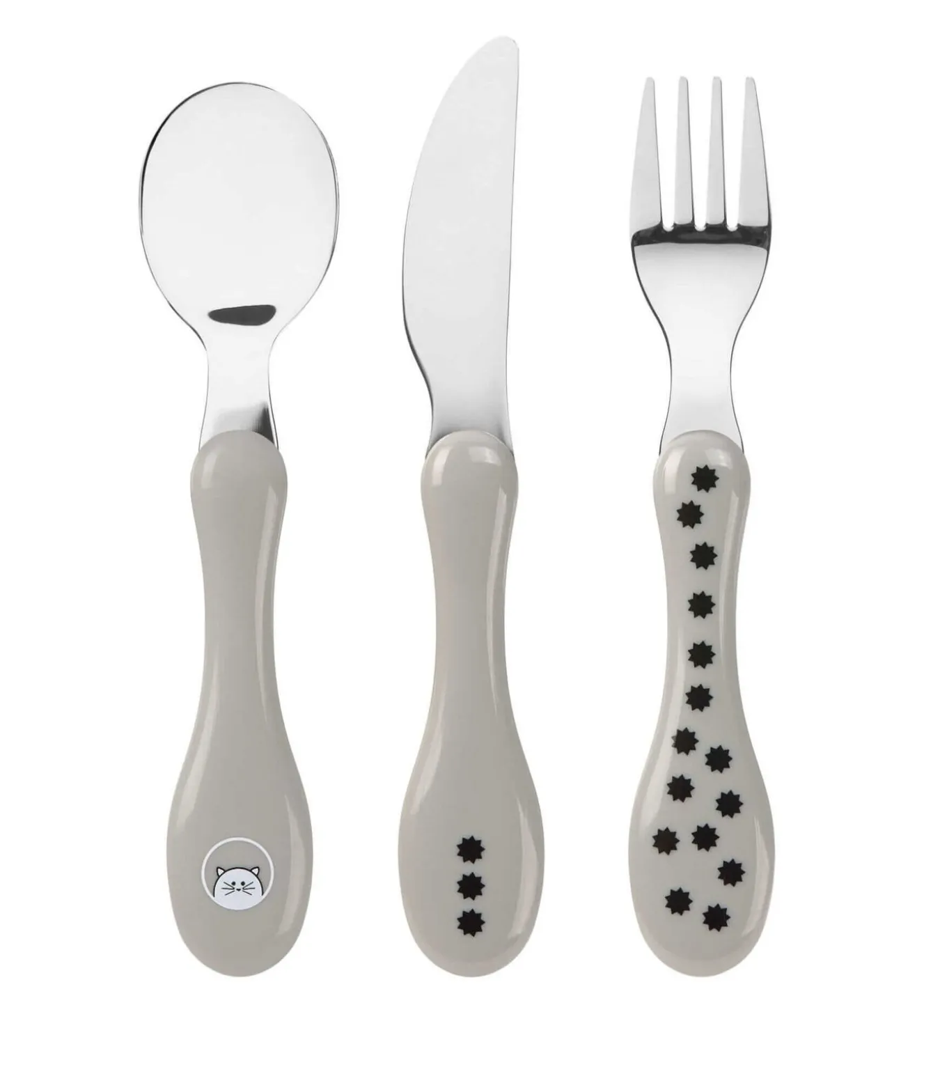 Set van 3 roestvrijstalen bestekjes voor kinderen Li...