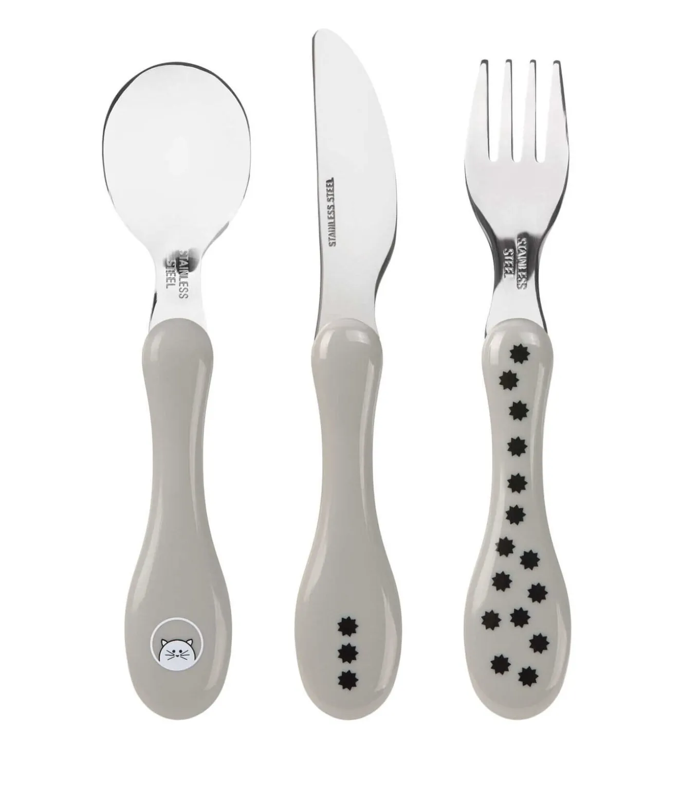 Set van 3 roestvrijstalen bestekjes voor kinderen Li...