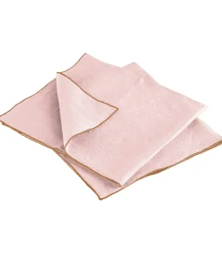 Set van 2 servetten van gemengd linnen en katoen, DELICATIES VAN METIS