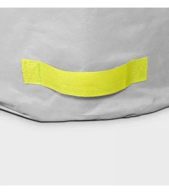 Set van 3 tuinafvalzakken 100l polyester grijs