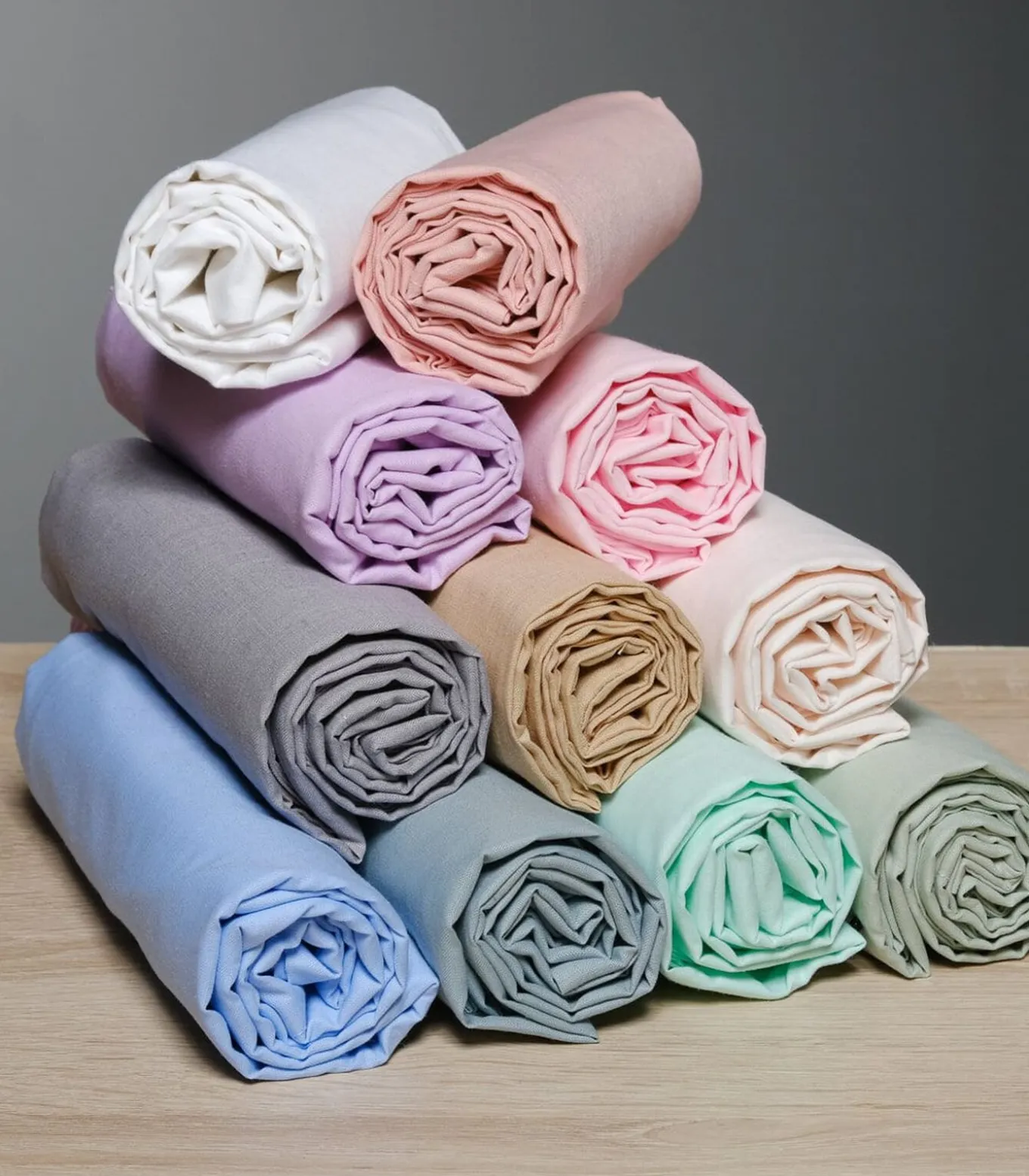 Set van 2 witte katoenen tergal-kussenslopen