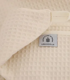 Set van 2 witte katoenen washandjes