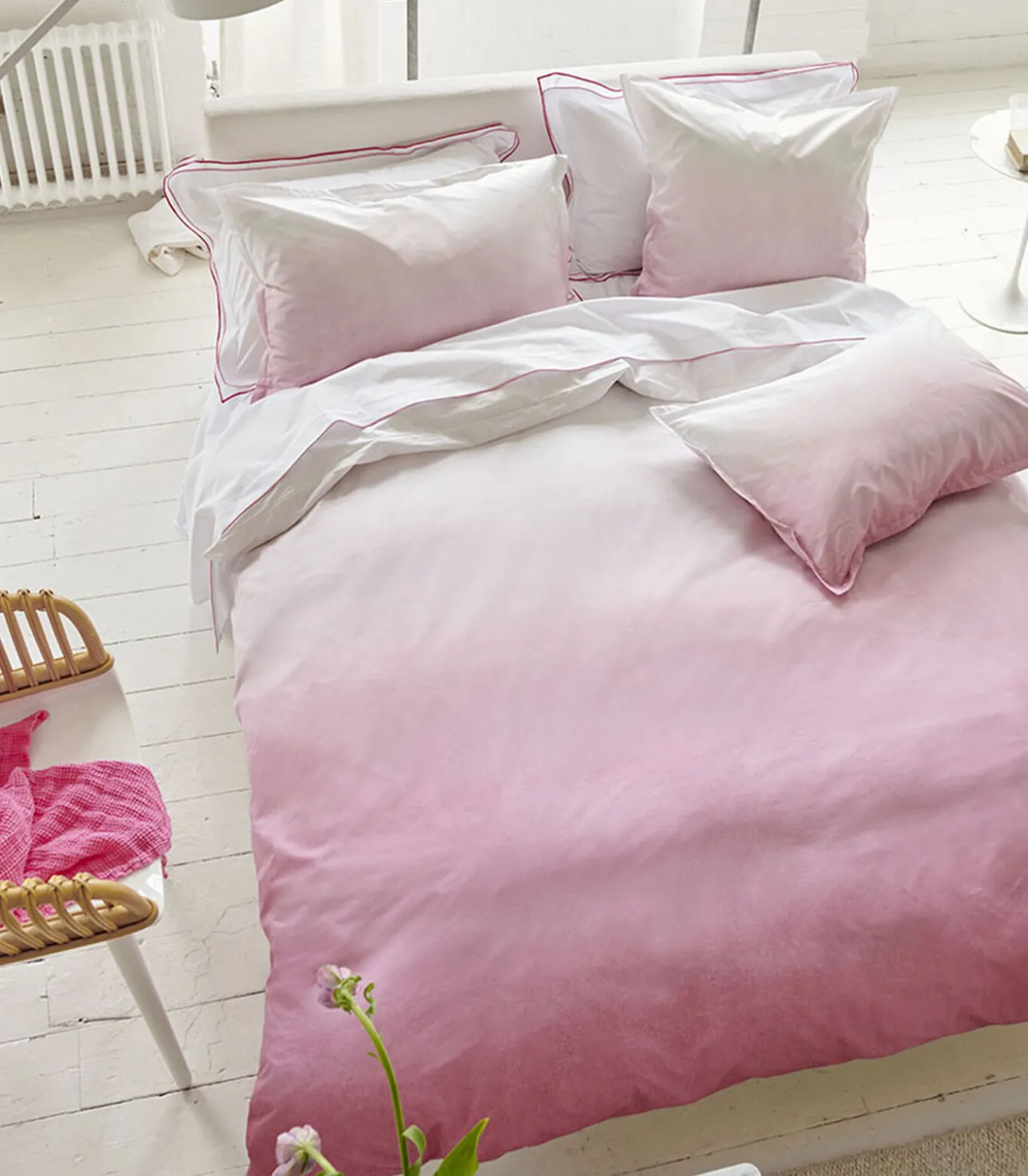 Shoshi - Kussensloop in katoen perkal met print