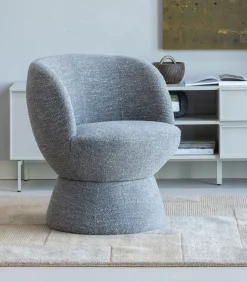 Shuffle Draaifauteuil - Melange - Grijs - 72x73x71