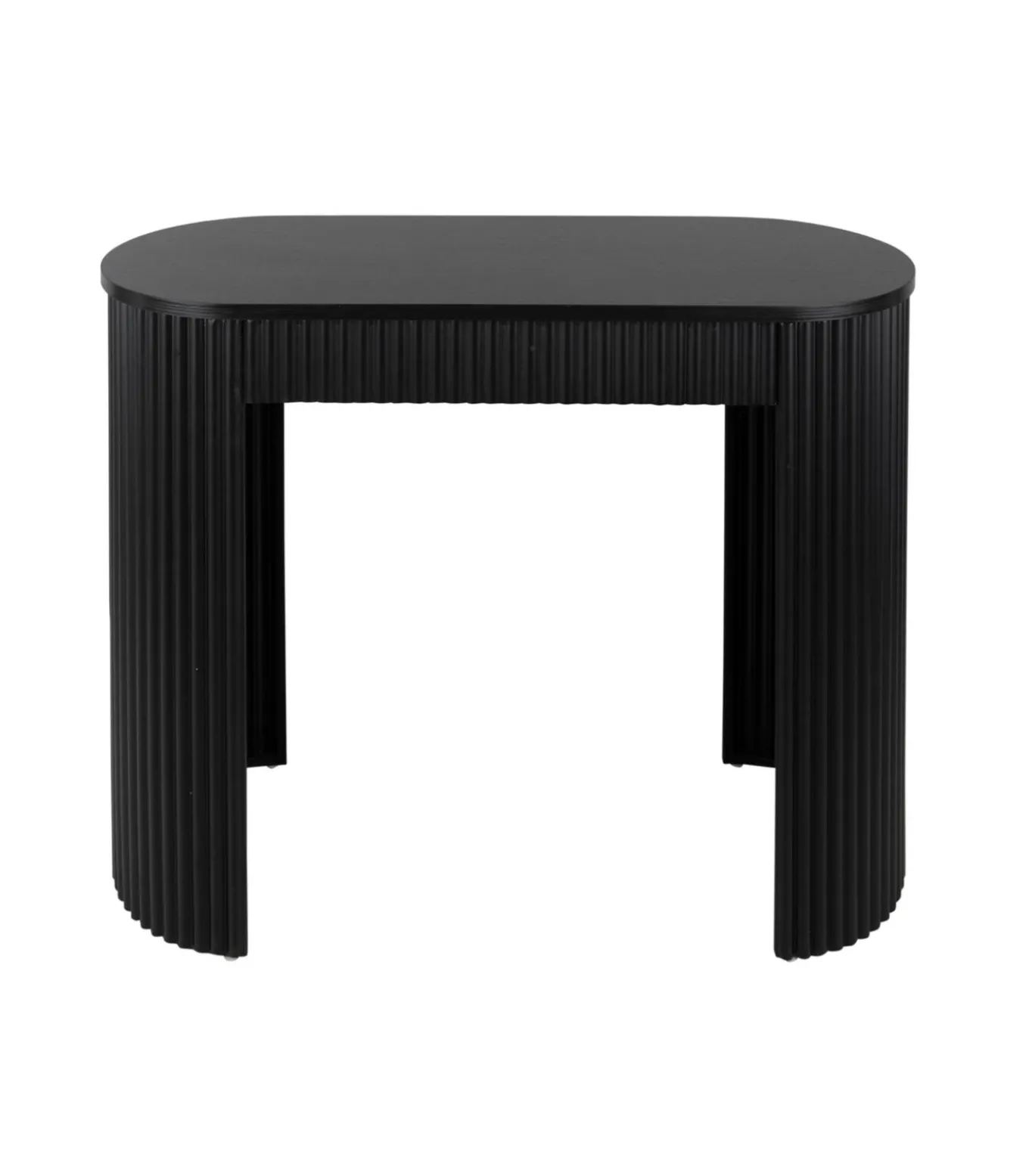 Side table Estriado - Zwart - 100x40x76.5cm
