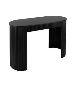 Side table Estriado - Zwart - 100x40x76.5cm