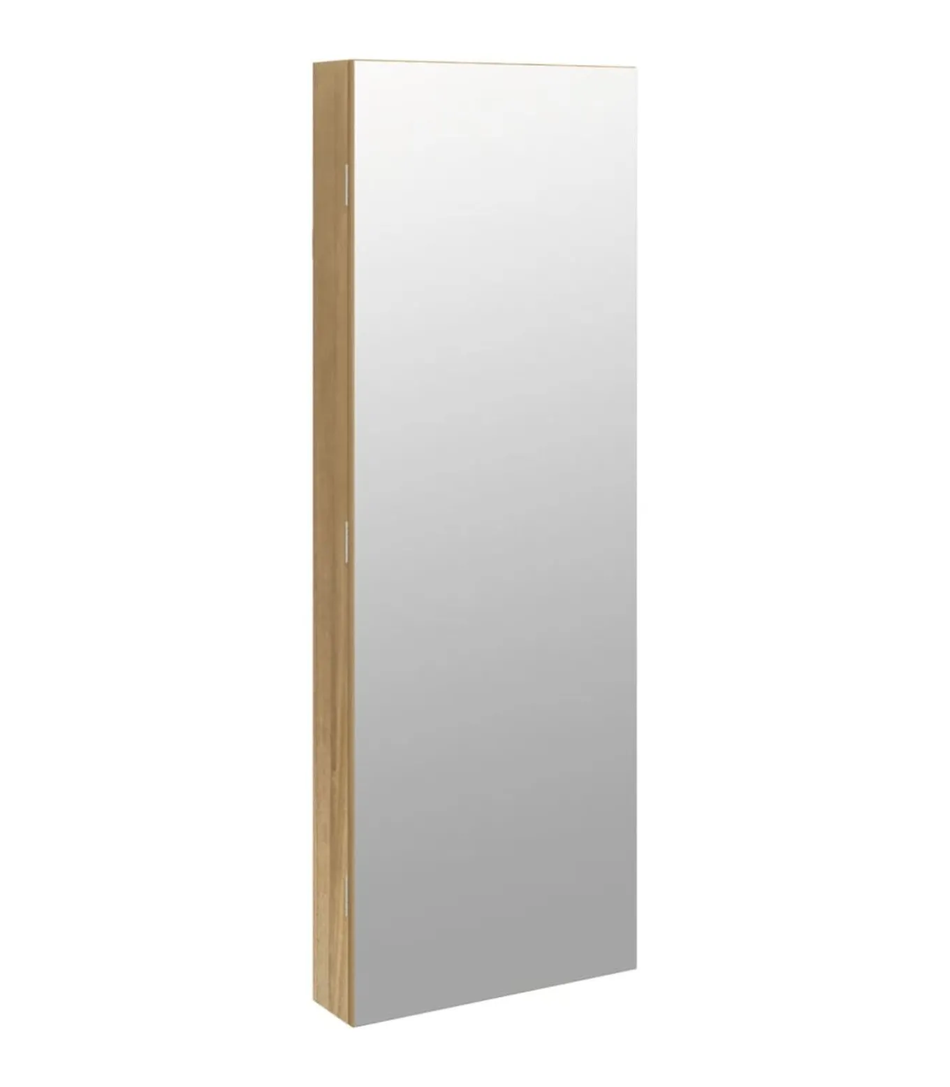 Sieradenkast met spiegel en LED wandgemonteerd