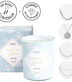 Sierkaars Katoenbloem Zilveren Ketting