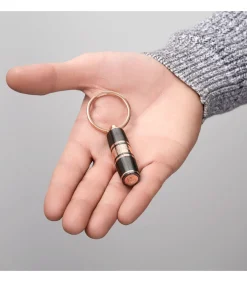 Sleutelhanger Bold Stripe Gun & Rosegold