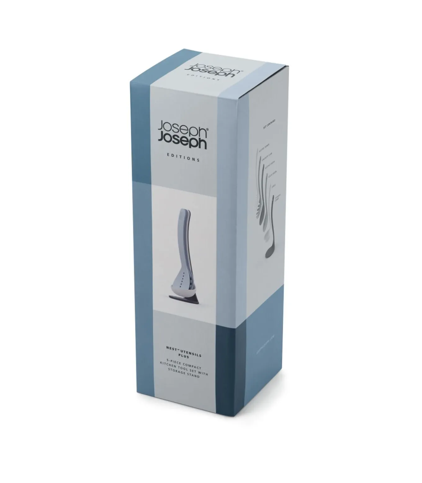 Spatelset met houder - Nest Plus - Sky - 5-Delig