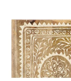 Spiegel handgeschilderd 40x55 cm massief mangohout