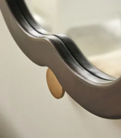 Spiegel in mindihout 60x40 cm Agate