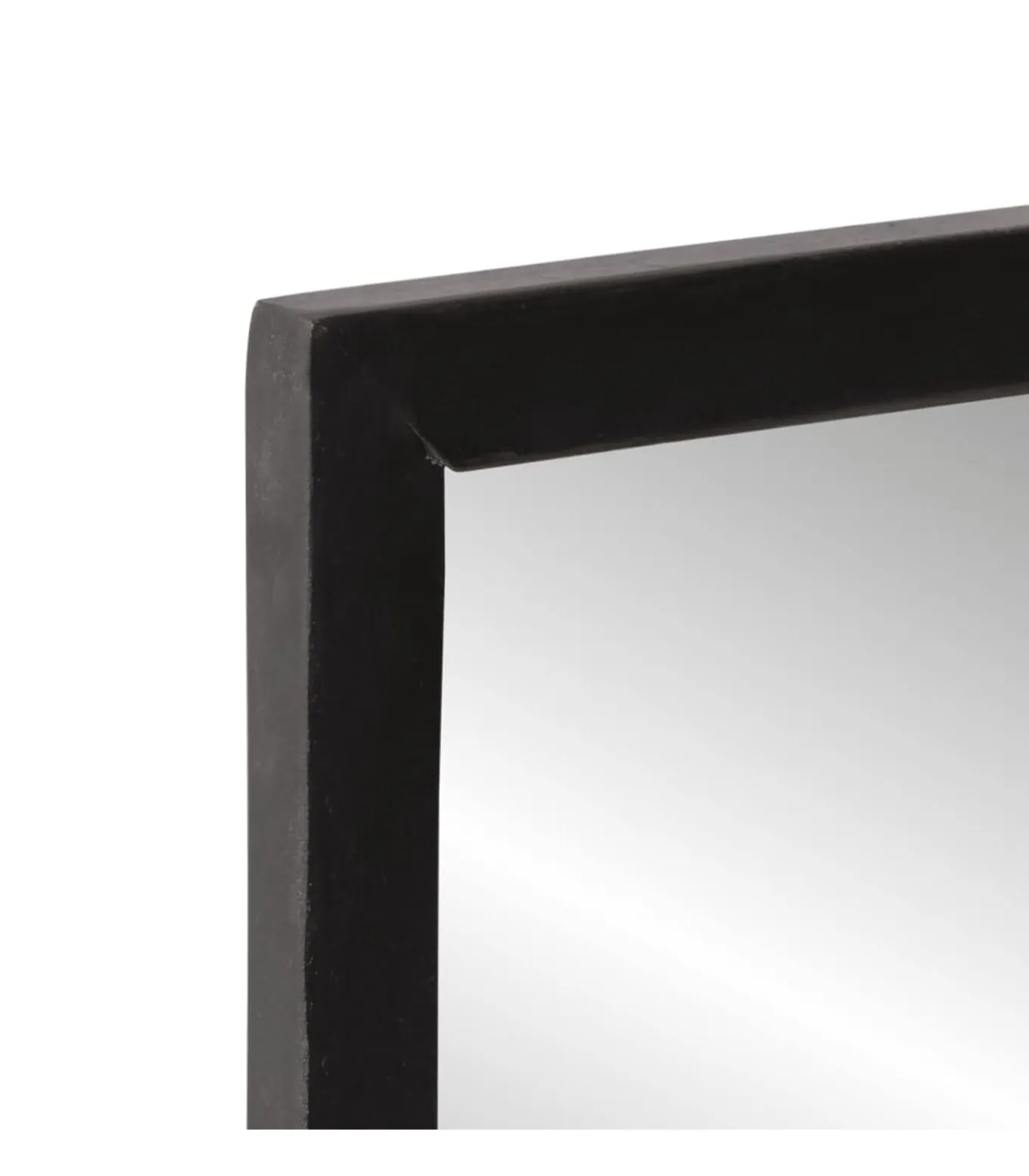 Spiegel met schap 80x8x55 cm glas en massief mangohout