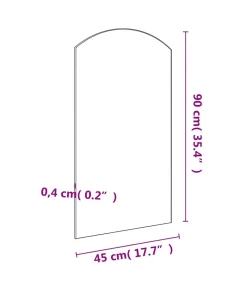 Spiegel 90x45 cm glas