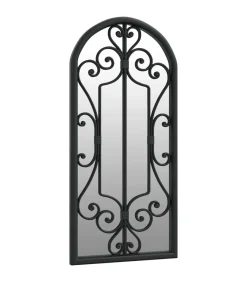 Spiegel 100x45 cm ijzer zwart