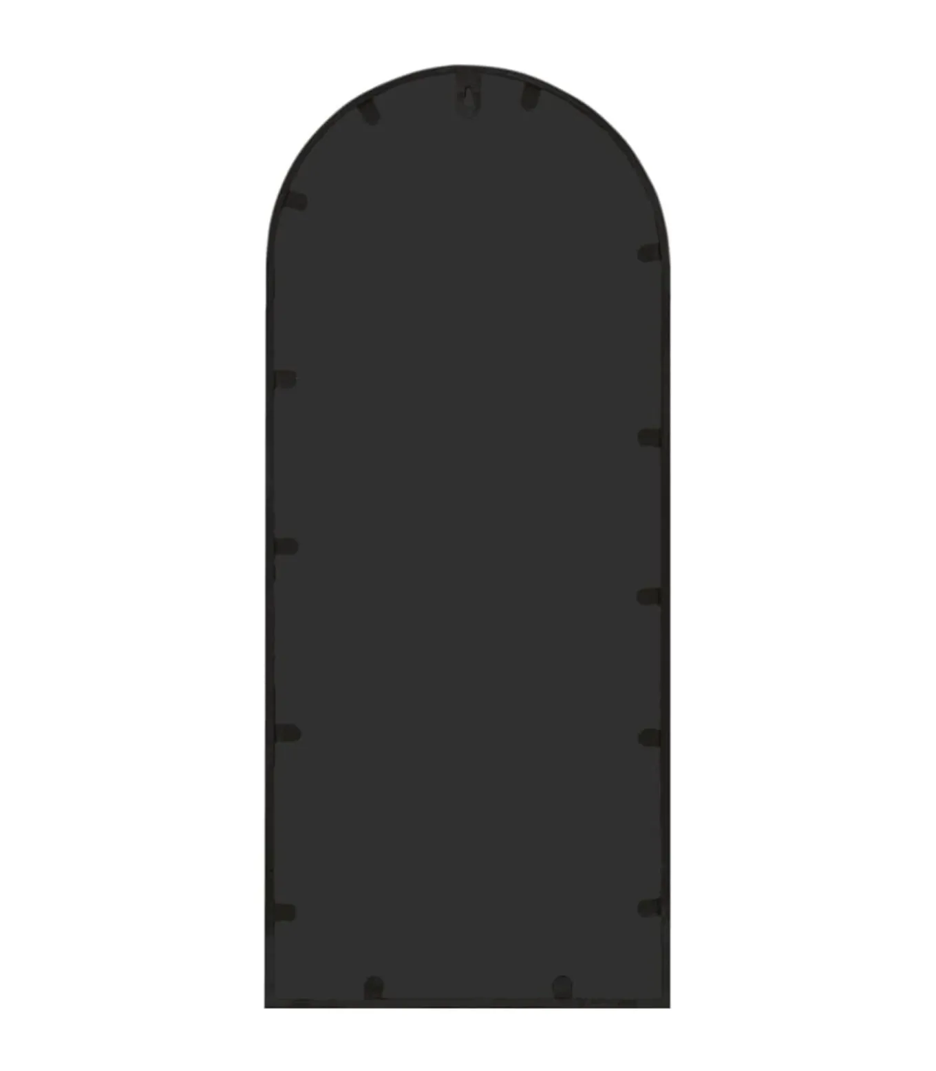 Spiegel 100x45 cm ijzer zwart