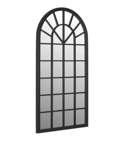 Spiegel 90x45 cm ijzer zwart