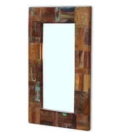 Spiegel 80x50 cm massief gerecycled hout