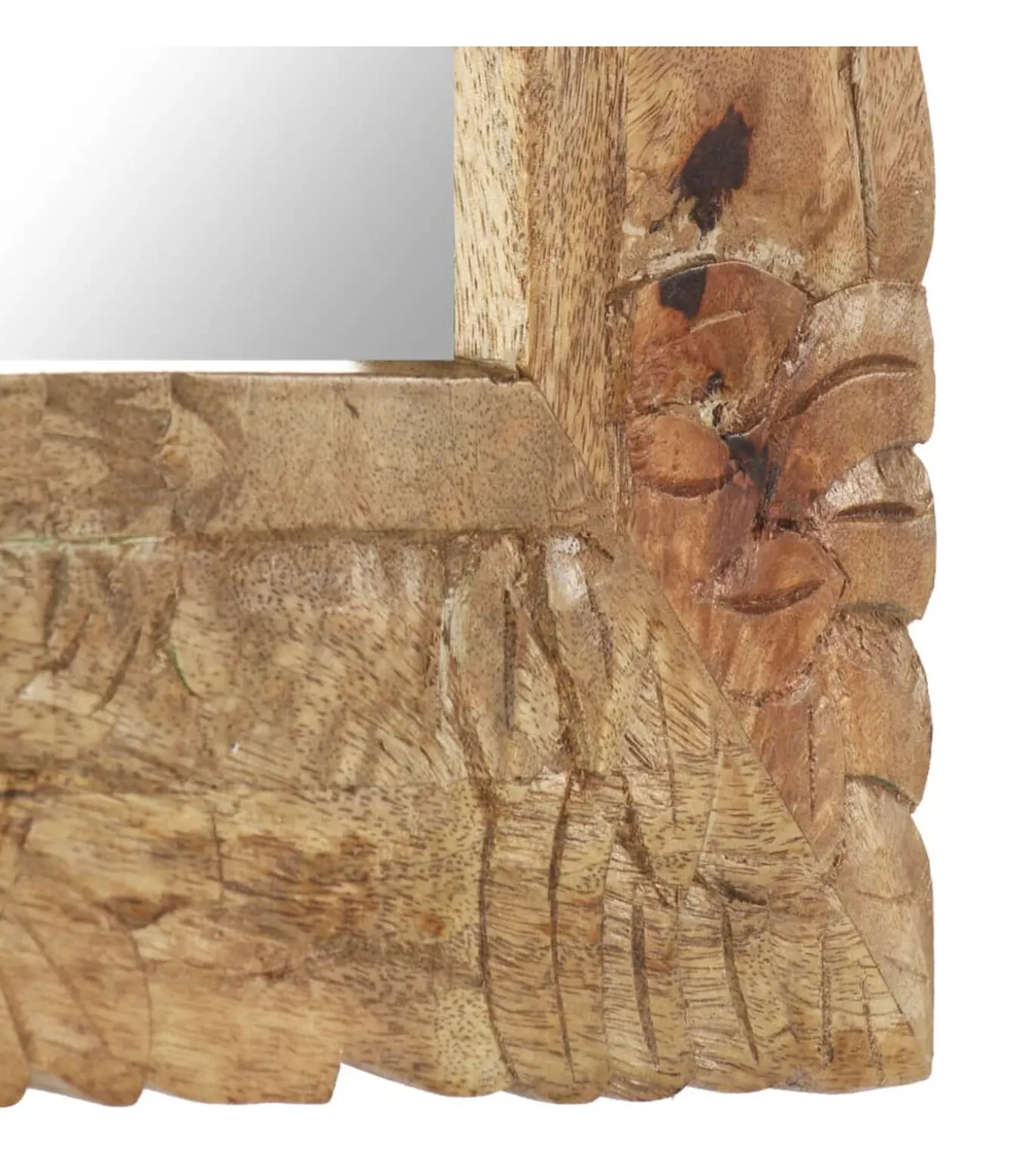 Spiegel 50x50 cm massief mangohout