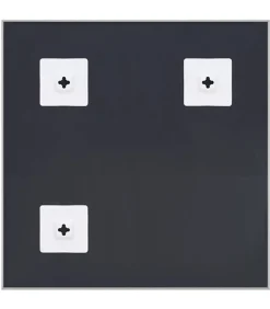 Spiegel 60x60 cm zilverkleurig