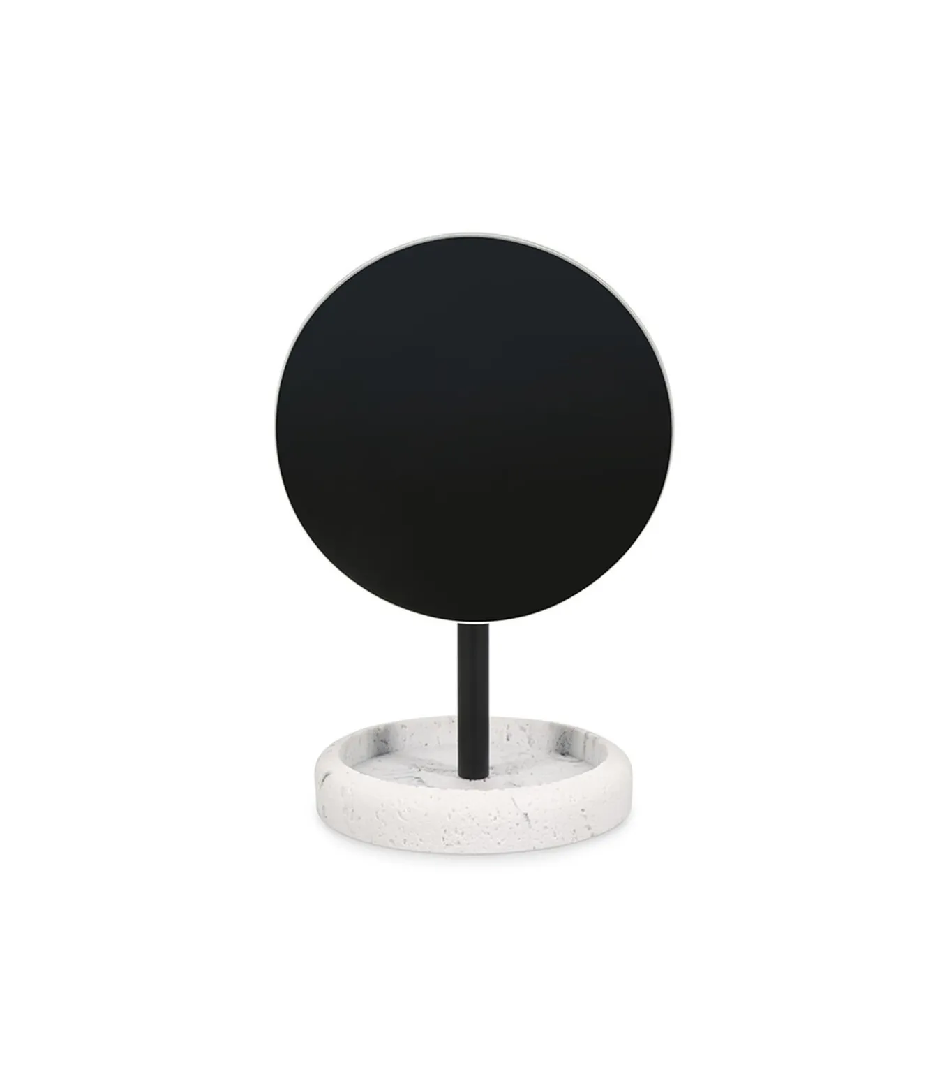 Spiegel 13xH23cm met houder marble white Suds