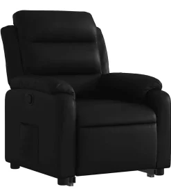 Sta-op-stoel kunstleer zwart