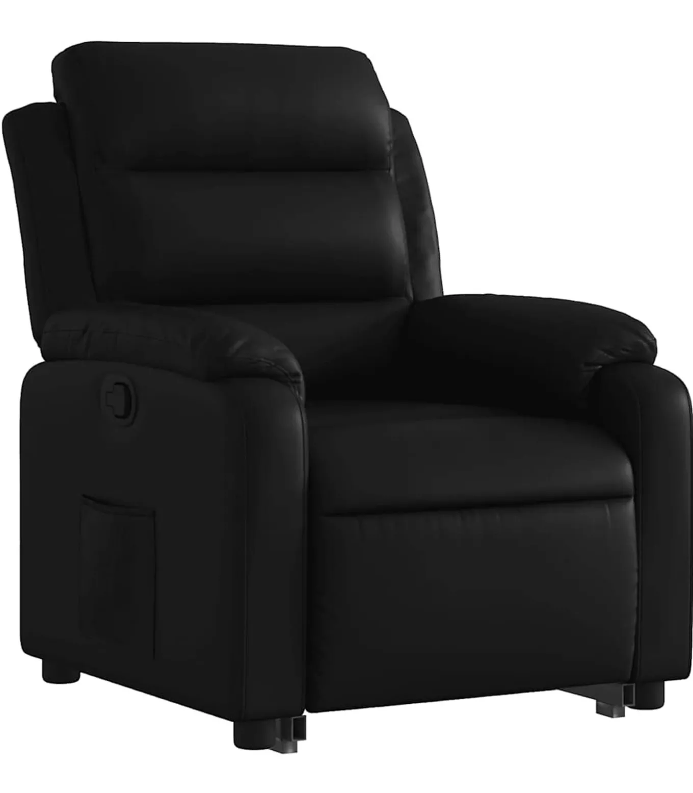 Sta-op-stoel kunstleer zwart