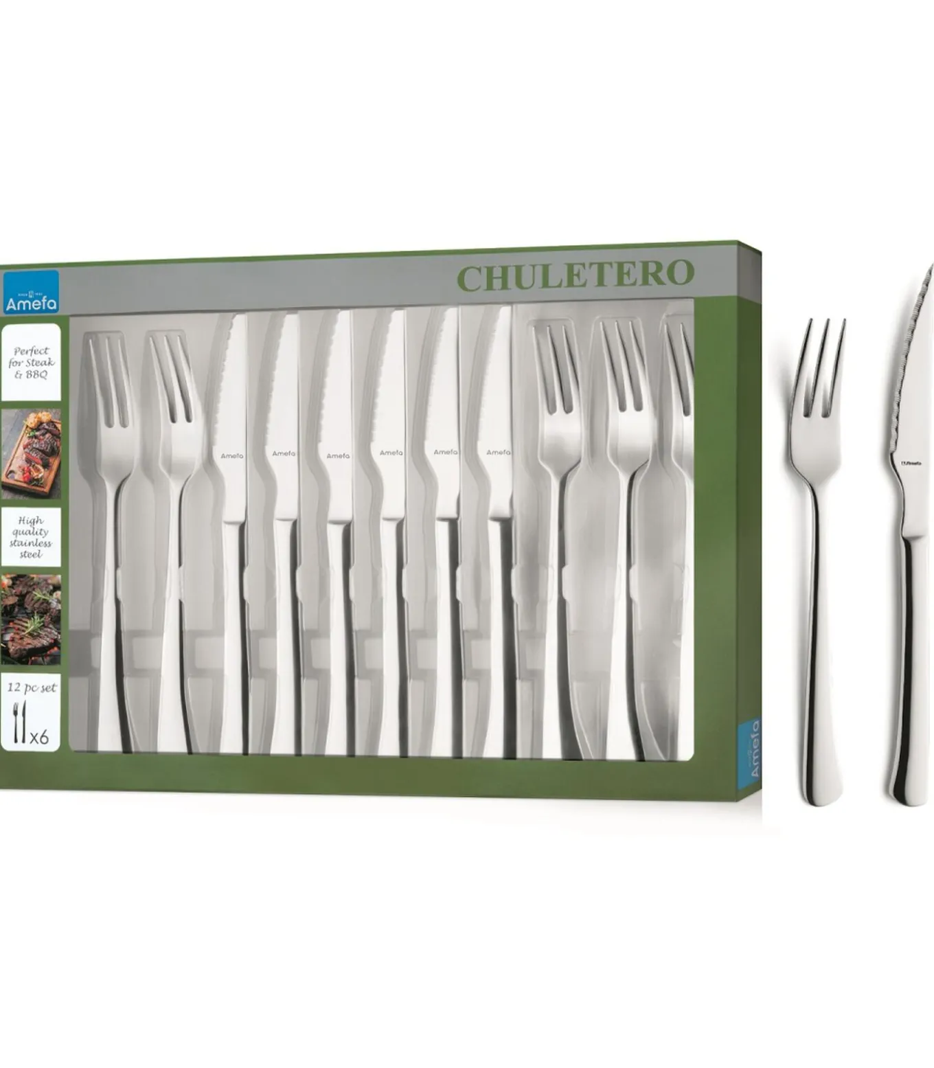 Steakbestek Chuletero 12-Delig