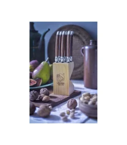 Steakmessen Premium Line Dark Wood - 6 stuks