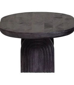 Steppe Salontafel - Mango Hout - Zwart - 38x110x72