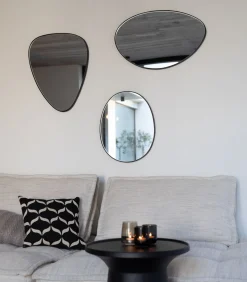 Stone Small - Spiegel - Zwart