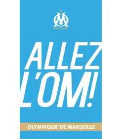 Strandlaken met fluwelen opdruk 100% katoen, OM ALLEZ