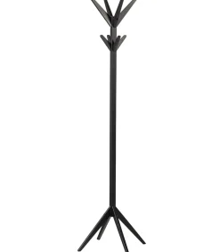 Studio Staande Kapstok - Berken - Zwart - 178x45x45