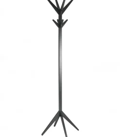Studio Staande Kapstok - Berken - Zwart - 178x45x45